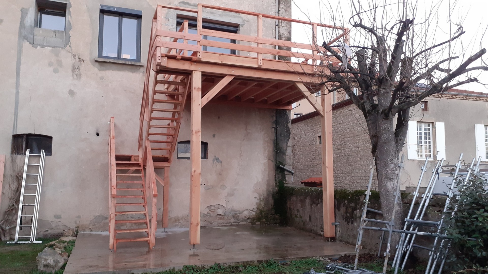 terrasse surélevée