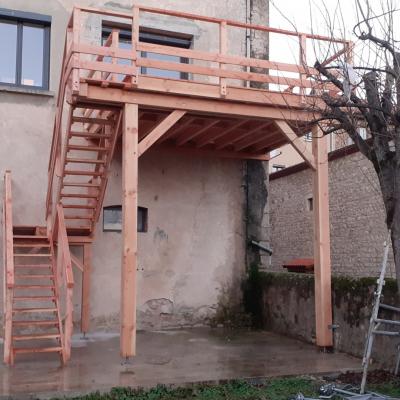 terrasse surélevée