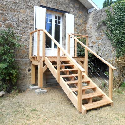 balcon escalier extérieur