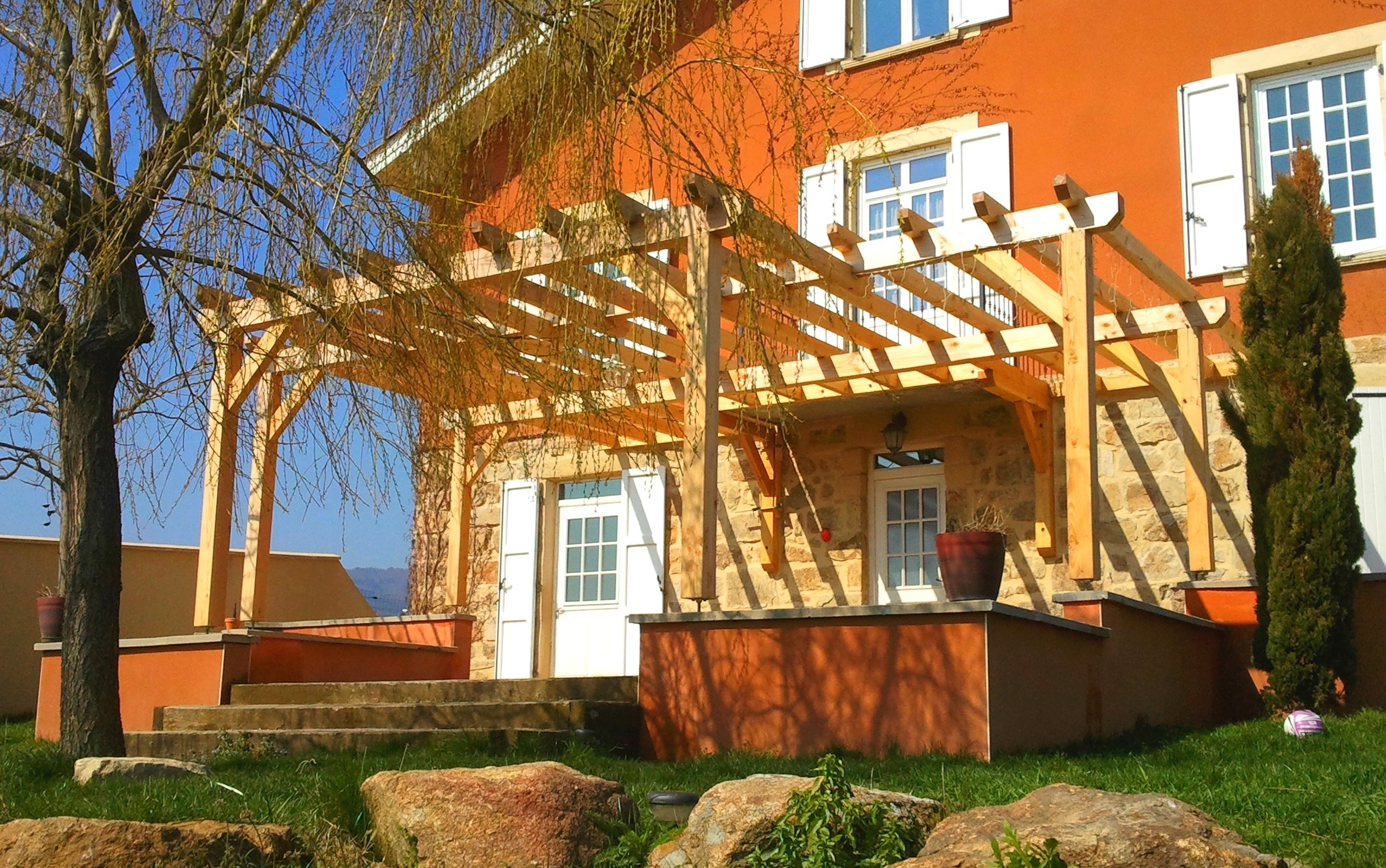 pergola 2 niveaux