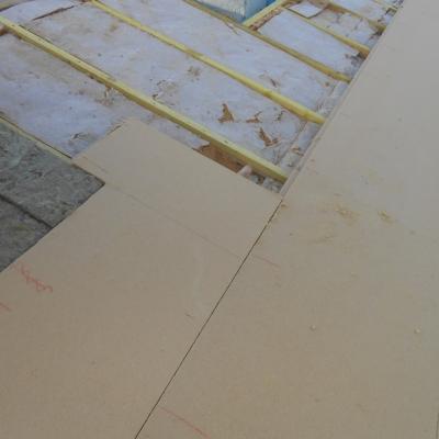 sarking en cours de travaux