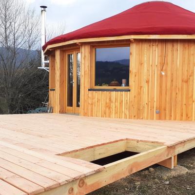 terrasse yourte